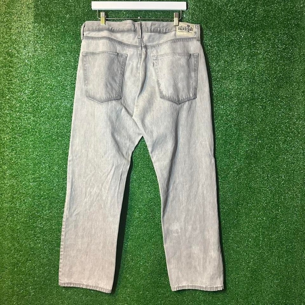 Levi's Silver Tab Grey Straight‎ Jeans 36x30